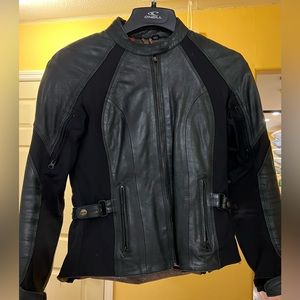 Women’s motorcycle jacket. Street and Steel Brand. Brown. Size S.